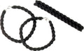 2 Pack Military Elastic Blousing Garters Set Black 3347