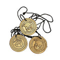 12 PACK Pirate Coin Necklaces 9280