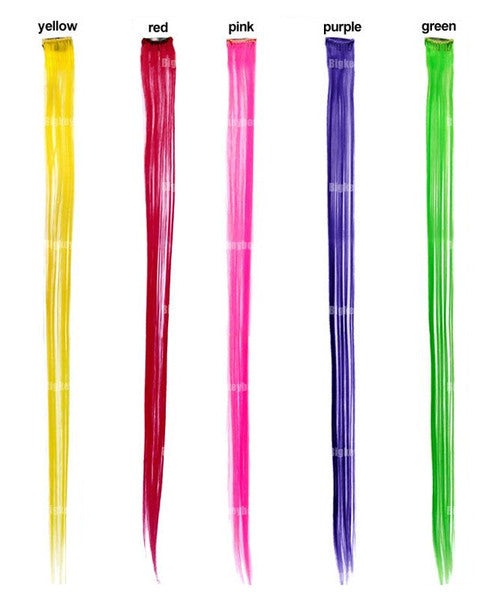 Bulk Hair Extensions Mix Colors 12 PACK 6156