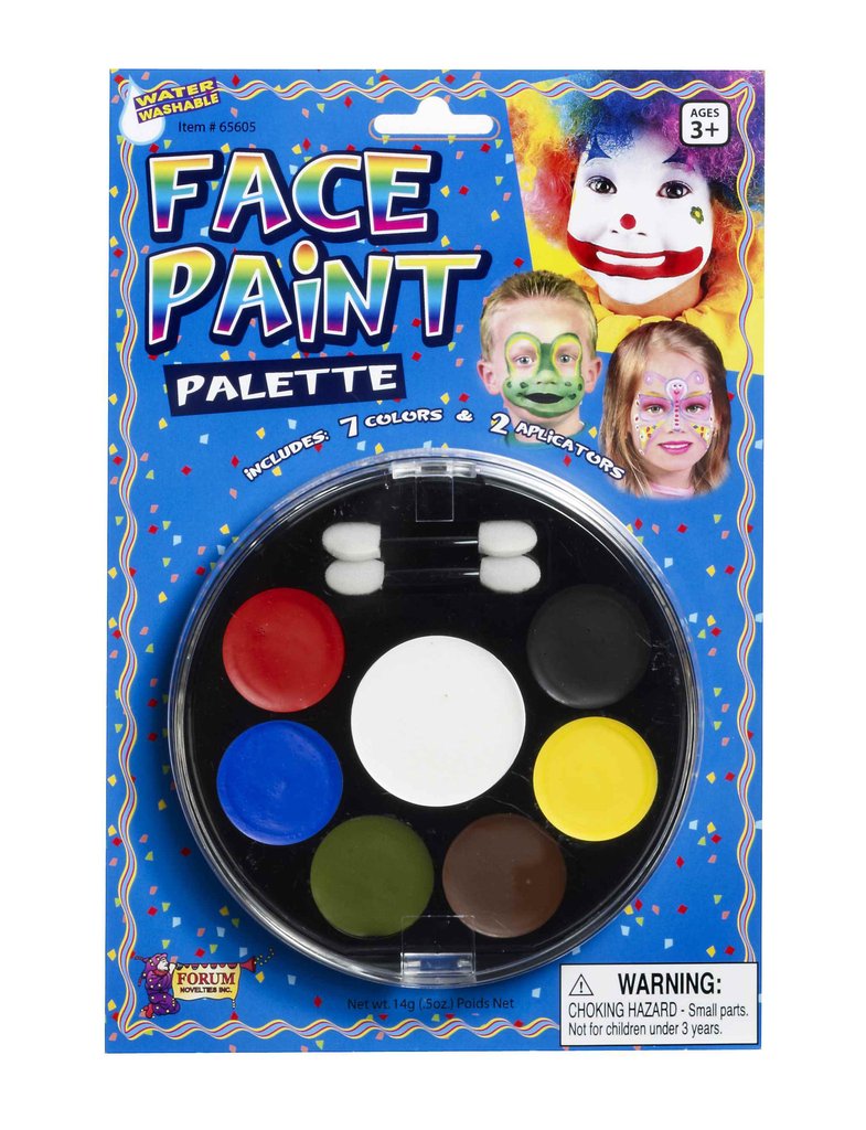 Party Palette Face Paint Kit | 7-Color Face Paint Tray 1998