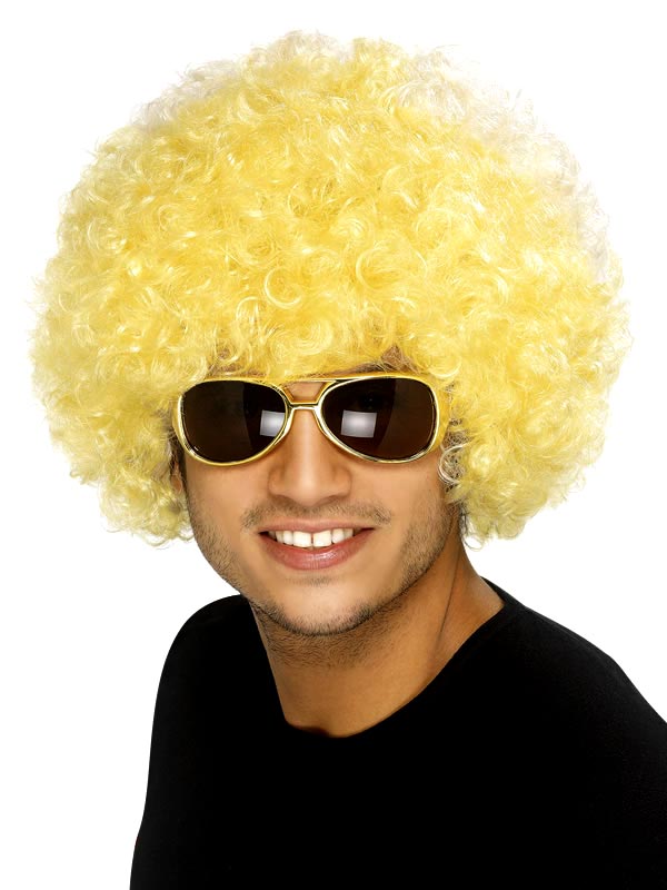 Yellow Afro Wig 6011