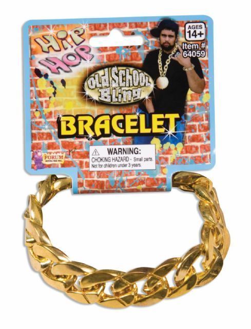 Hip Hop Bracelets |  Bling Bling Bracelet  | Gold Chain Bracelet | 6548