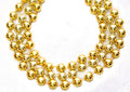 Mardi Gras Beads Gold 8mm Bulk 12 PK 9902