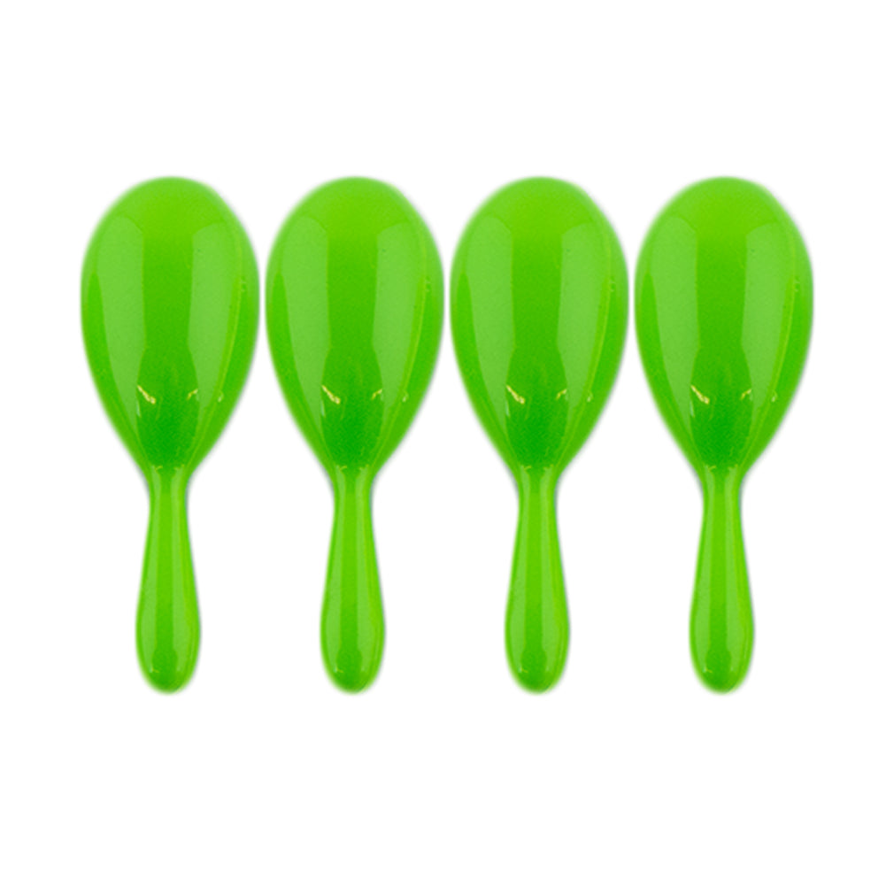 Plastic Neon Maracas Kids Cinco De Mayo (12 PACK) Mixed Colors 1765A