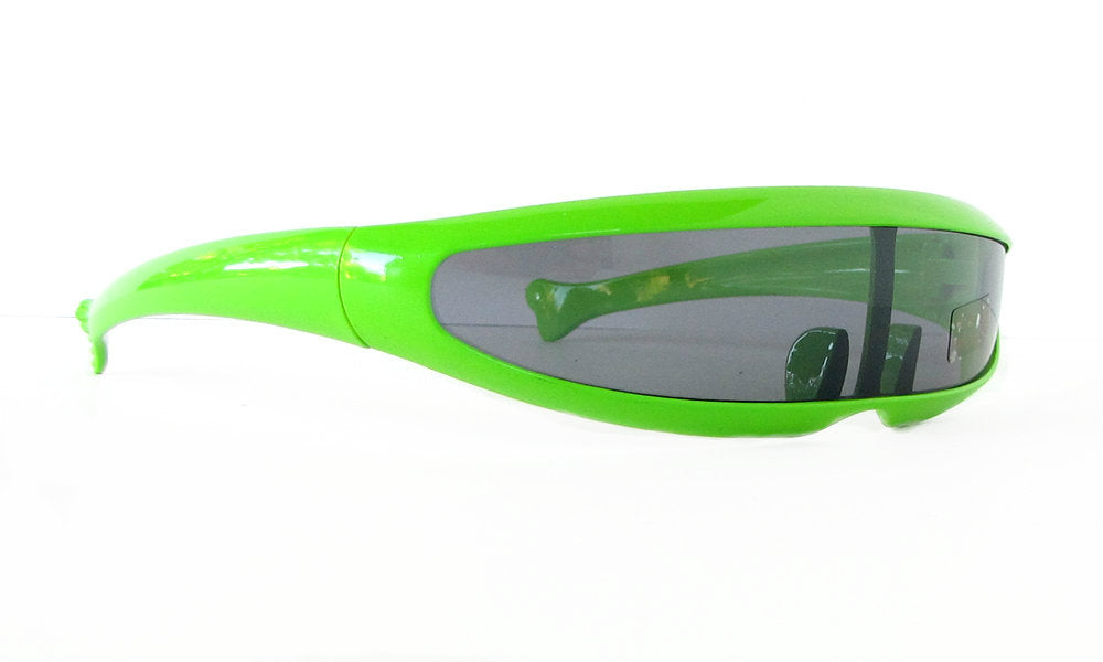 Retro Sunglasses 80's Neon Green 1003