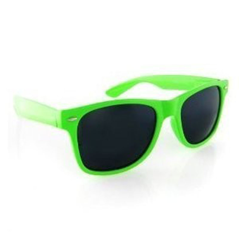 Green Sunglasses |  Iconic 80's Style | 12 PACK Adult Size 1052