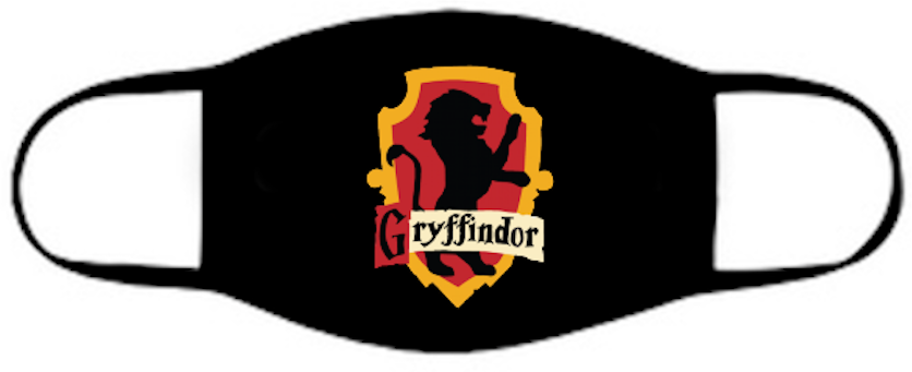 Gryffindor Face Mask  |  Cotton Face Mask | Adult Double Ply Soft Cotton