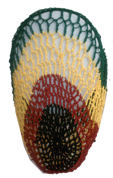 12 PACK Rasta Crochet Hair Snood 6624