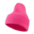 Hot Pink Beanie Retro Long Hat 5765