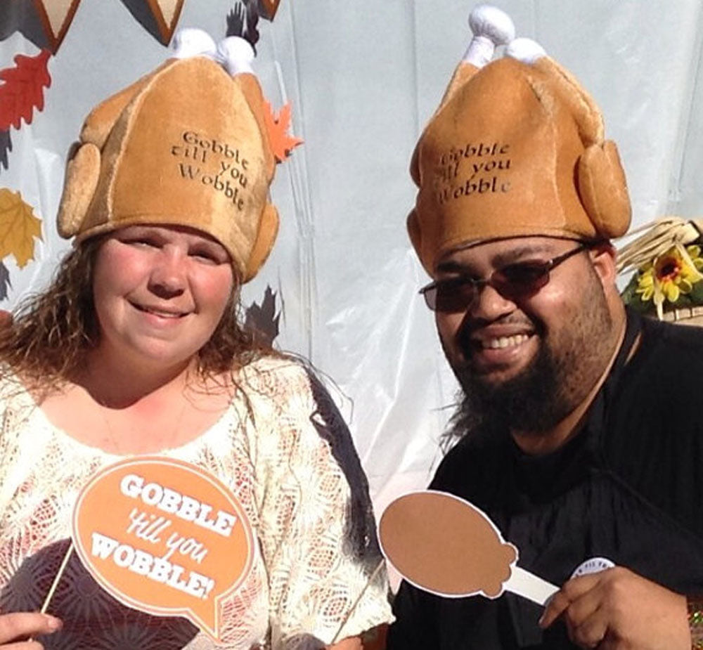 Gobble Gobble Turkey Hat Customized |  Your Custom Text or Logo