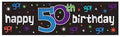 Birthday Banner "50 The Party Continues"  3817