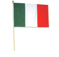 12 PACK Wholesale Italian Pride Flags 12" 9030