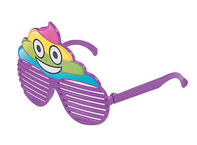 Kids Rainbow POOP Sunglasses 12 PACK Ages 3-9 | 386