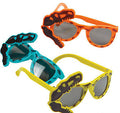 Kids Dinosaur Sunglasses 12 PACK MIX Colors Party Favor Quality Ages 3-9 | 382