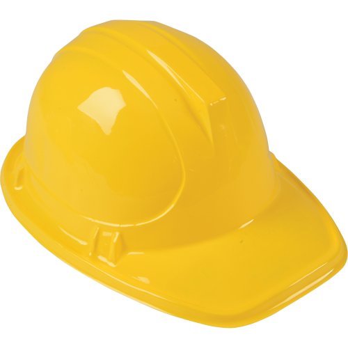 Kids Dress Up Construction Set - Construction Worker Vest with Construction Worker Soft Plastic Construction Helmets Hat 8607B