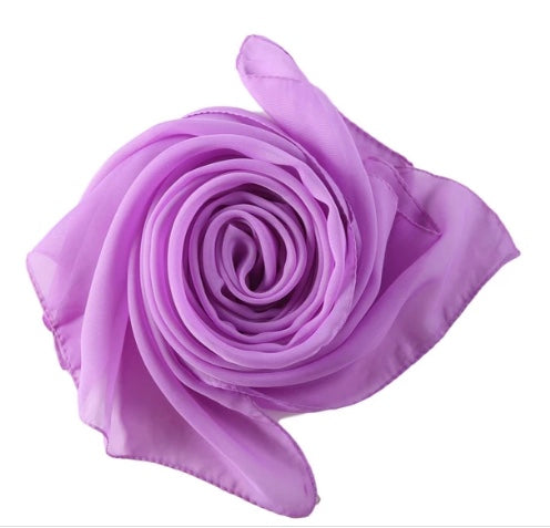 Lavender Long Sheer Chiffon Scarf   21" x 60" 2134L