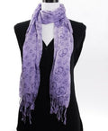 Lavender Peace Sign Scarf 2011