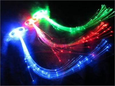 Hair Extensions LED Blue Starlight Fiber Optic 6166