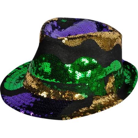 LED Mardi Gras Fedora Hat | 12 PK |  5986DZ