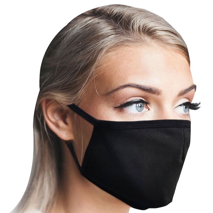 Custom Face Masks | 100% Cotton Adult Size 10+ Colors Double Layer Soft Cotton Elastic Ear Straps No Minimum