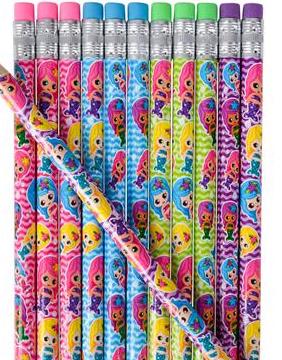 24 PACK 7.5" MERMAID PENCILS M2008