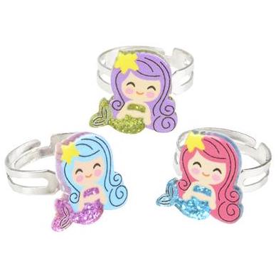 36 PACK 0.50” MERMAID RINGS M2010