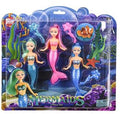 3 PACK SET MERMAID DOLLS 6” M2002