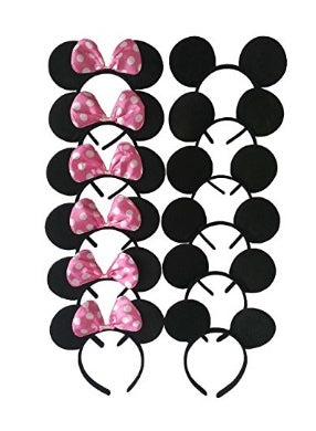 Wholesale Mickey Mouse Ears | Bulk Mickey Mouse Ears | PIECE PRICED 15003D