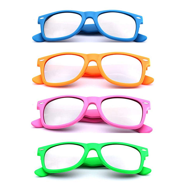 12 PACK Silver Mirror Lens |  Iconic 80's Sunglasses | Mixed Colors 1064DS