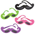 Mustache Glasses Sunglasses Mixed Colors 12 PACK 7121