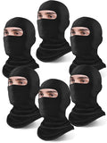 12 PACK Face Mask Black One Hole 3053D