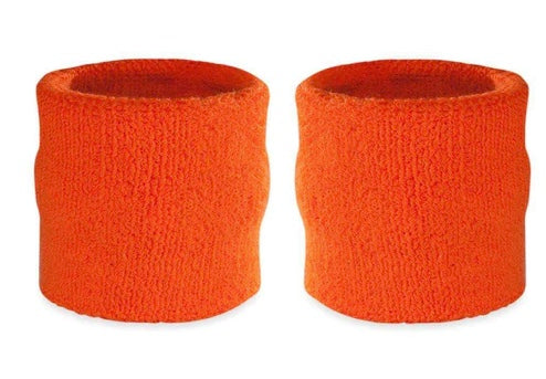 Orange Terry Wristband Piece Packed - 3083