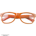 Orange Iconic 80's Style 12 PACK Clear Lens Adult Sunglasses WS1084D