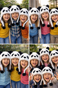 Panda Hat 5844