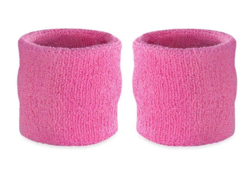 Terry Wristband Pink - 3075 Piece Packed