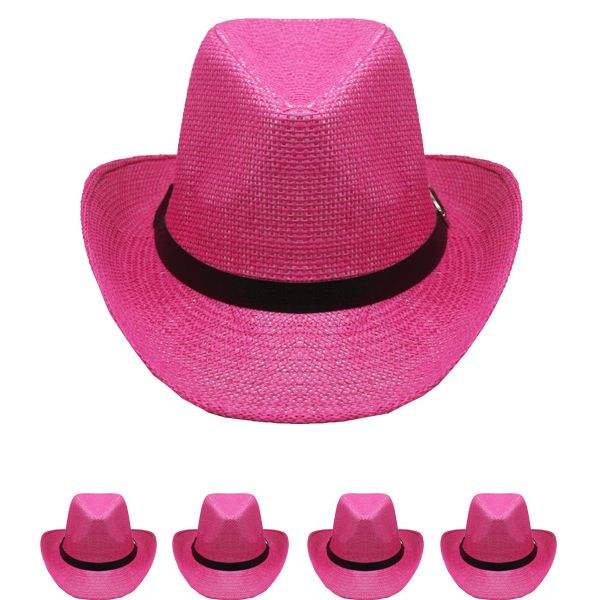 White Cowboy Hats Bulk |  Adult 12 PACK 1480WH UNISEX