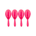 4" Plastic Neon Pink Maraca 1765