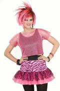 80's Hot Pink Fishnet Shirt 8580P
