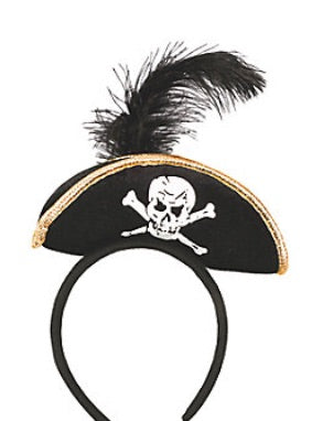 Mini Pirate Hat Headband | Mini Pirate Hat | 5802