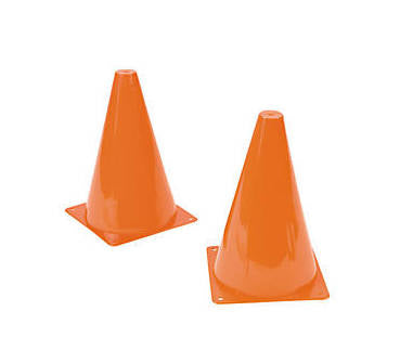 12 PACK Plastic Traffic Cones Orange 9259D
