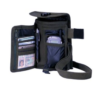 Venturer Travel Portfolio Bag Black 3355