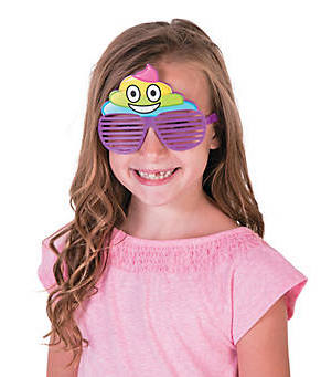 Kids Rainbow POOP Sunglasses 12 PACK Ages 3-9 | 386
