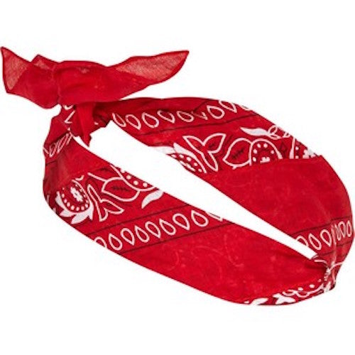 Red Bandanna Paisley 22" Square Standard 100% Cotton 12 PACK  1919DZ
