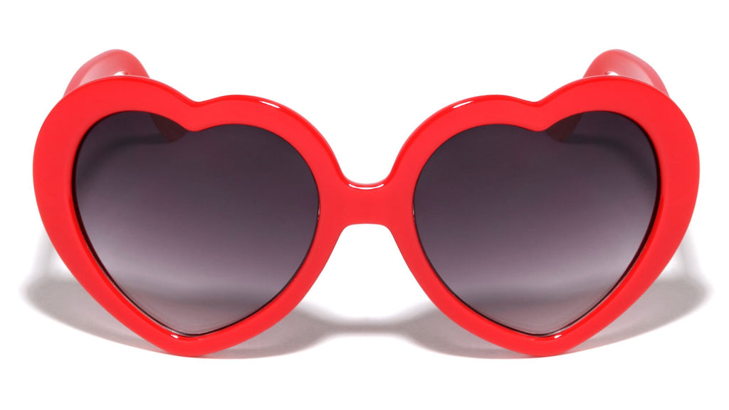 Red Heart Shape Sunglasses Adult Size Superior Quality 100% UV  1024DZ