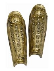 Roman Leg Guards Gold 4509