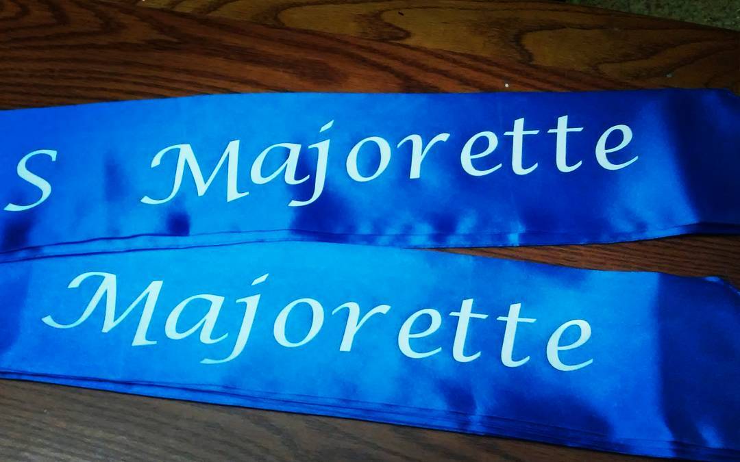 Party Sashes, Personalized For Bridal Party, Wedding Party, Bachelorette, Prom or Homecoming Satin Quality 60" (Fonts in Picture Gallery)