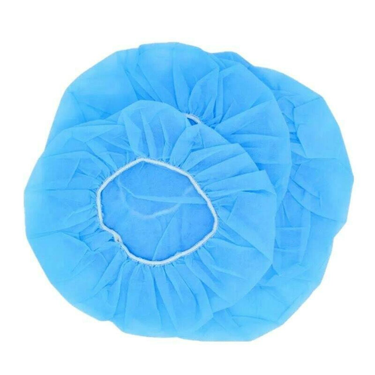 Black/Blue/White Hair Nets Bulk | 100 Pack 21" Width for Foodservice/Hospitals  15034321