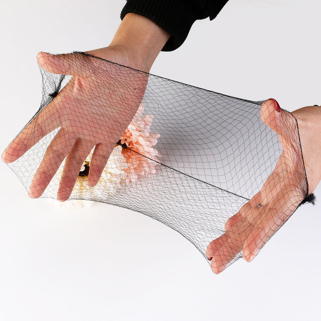 Black/Blue/White Hair Nets Bulk | 100 Pack 21" Width for Foodservice/Hospitals  15034321