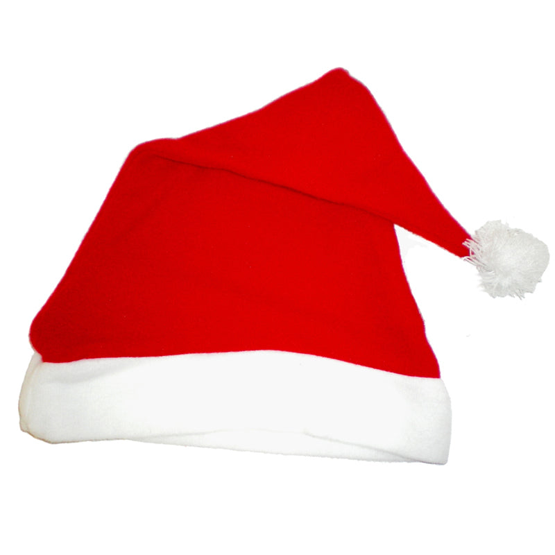 LED Santa Hat w/ Flashing Ball 12 PACK 5993