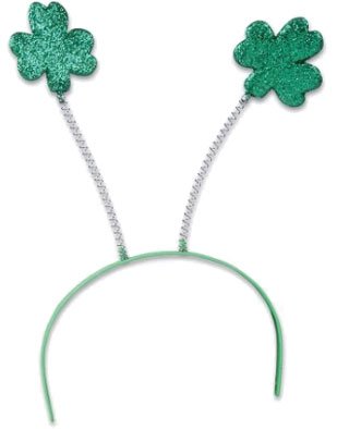 St. Patricks Day Green Shamrock Head Bopper 12 PACK 1872